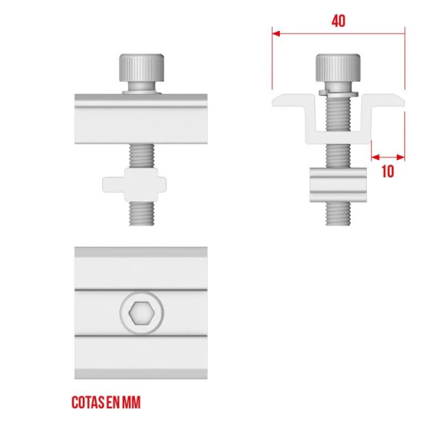 Inter Clamp 30/35 mm para Guía Pro Standard